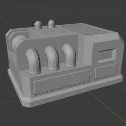 Sci-Fi Terrain - Industrial Power Generator
