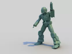 Scott Bernard in CVR-3 armor - Mossed