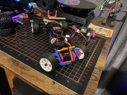 SCX24 DRIFT FRONT IFS KNUCKLES LINKS SERVO MOUNT