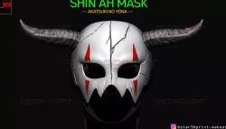 Shin Ah Mask - Akatsuki No Yona Wearable Cosplay