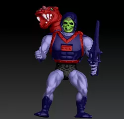 Skeleton dragon blast Action Figure MOTU Style