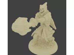 Skeleton Mage 28mm 2 poses
