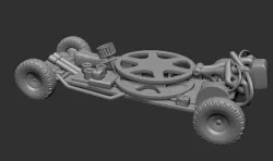 Small Solider Chainsaw Attack Vehicle