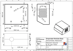 Snapmaker Dimensions Technical Drawings