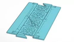 Space Hulk: 4 squares corridor - 4 models
