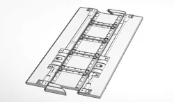 Space Hulk: 5 squares corridor - 4 models