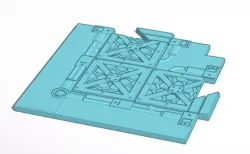 Space Hulk: L corner corridor - 4 models
