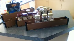 Spice rack tidy