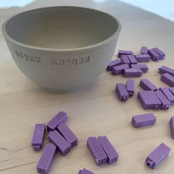 Stamp font for pottery - COMPLETE SET