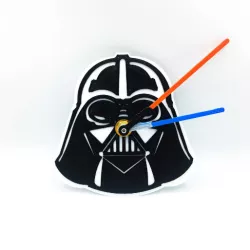 Star Wars Inspired Darth Vader Wall Clock - Episode IV, V and VI Edition - 3D Printed