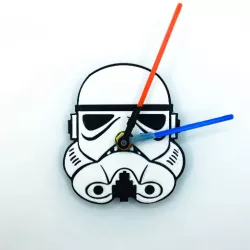 Star wars inspired Stormtrupper Wall Clock - The Mandalorian Edition- 3D Printer