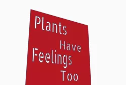 Stencil Plants have feelings too