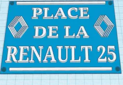 street sign renault 25