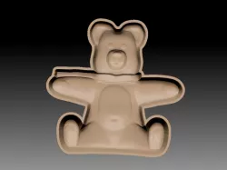 TEDDY BEAR BATH BOMB MOLD