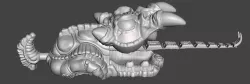 THUNDERCATS. STL TONGUE A SAURS .3D ACTION FIGURE .OBJ LJN STYLE