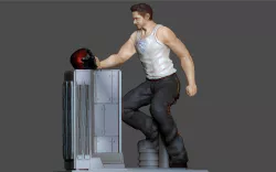 TONY STARK AVENGERS ENDGAME STATUE IRONMAN MARVEL MCU