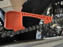 Tools for motorcycle chain tensioning