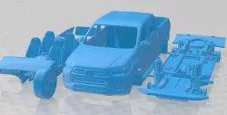 Toyota Hilux Double Cab 2021 Printable Car