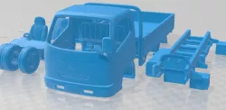Toyota ToyoAce Flatbed 2006 Printable Truck