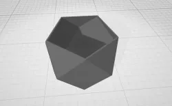 Triangular Pentagon pot