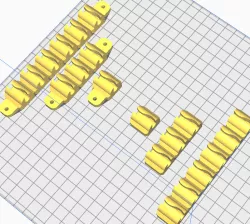 USB Holder 3 sizes and versions with holes