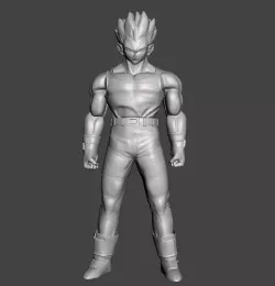 Vegeta Dragon Ball GT 3D Model