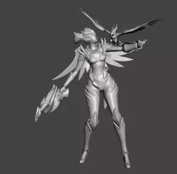 Warden Quinn 3D Model