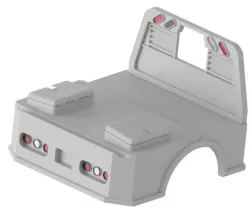 Welding body for pickups 1/24 scale single axle