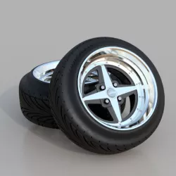 WOrk Equip 01 wheels for dieacast and scale models