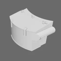 WW2 German tank turret box Rommelkiste 1:72
