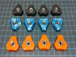 1/4"-20 Tri-Wing Knob / Thumbscrew