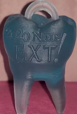 "2020 Needs EXT" Tooth Ornament
