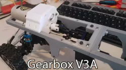 3D printed RC truck V3: Gearbox V3A