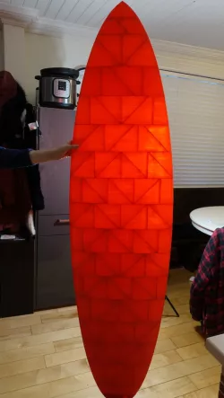 3D Printed Surfboard