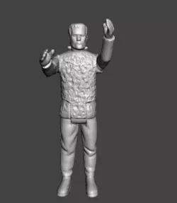 ACTION FIGURE HALLOWEEN SON OF FRANKENSTEIN KENNER STYLE 3.75 POSEABLE ARTICULATED .STL .OBJ
