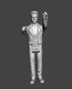 ACTION FIGURE TERMINATOR T800 ARNOLD SCHWARZENEGGER KENNER STYLE 3.75 POSEABLE ARTICULATED RETRO VINTAGE .STL .OBJ