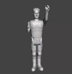 ACTION FIGURE THE FIFTH ELEMENT KORBEN DALLAS KENNER STYLE 3.75 POSABLE ARTICULATED RETRO VINTAGE STL .STL .OBJ