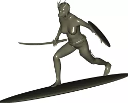 Alien Warrior & surf