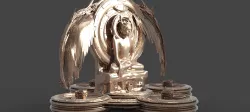 Ancient Alien Star Ring 8