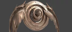 Ancient Alien Star Ring Statue 6