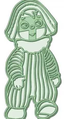 Andy Pandy whole cookie cutter
