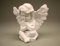 Angel low poly model