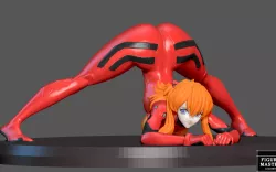 ASUKA LANGLEY JACK O CHALLENGE POSE SEXY GIRL EVANGELION ANIME 3D PRINT