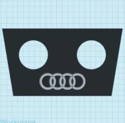 AUDI A3 Center Lower Console Gauge Pod