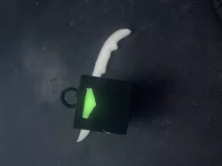 Beat Saber Block Keychain