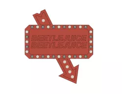 Beetlejuice sign