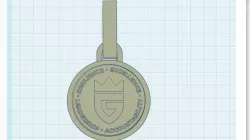 "big G" chain pendant