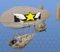 blimp - air ship 3d model