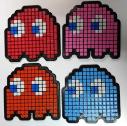 Blinky, Pinky, Inky and Clyde (PacMan ghosts)