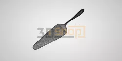 Cake Server - Cake lifter, Cake shovel, Serving cutlery, Kitchen equipment, cutlery, cake cutlery, decoraton, 3D Scan, STL File